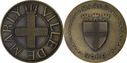 World Coins - France, Medal, Ville de Marly, Nord, Geography, , Bronze