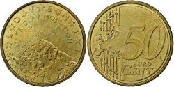World Coins - Slovenia, 50 Euro Cent, 2007, Vantaa, , Brass, KM:73