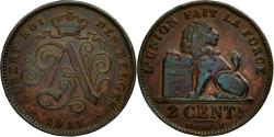 World Coins - Coin, Belgium, Albert I, 2 Centimes, 1911, , Copper, KM:64