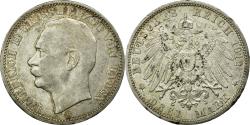 World Coins - Coin, German States, BADEN, Friedrich II, 3 Mark, 1912, Stuttgart,