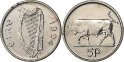 World Coins - IRELAND REPUBLIC, 5 Pence, 1994, Copper-nickel, , KM:28