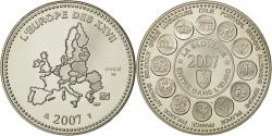 World Coins - France, Medal, L'Europe des XXVII Essai, 2007, , Copper-nickel