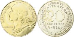 World Coins - France, 20 Centimes, Marianne, 1985, Pessac, Aluminum-Bronze, , KM:930