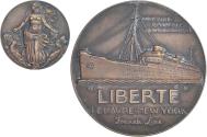 World Coins - France, Medal, Compagnie Générale Transatlantique, Liberté, Shipping, Vernon