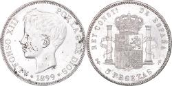 World Coins - Coin, Spain, Alfonso XIII, 5 Pesetas, 1899, Valencia, , Silver, KM:707