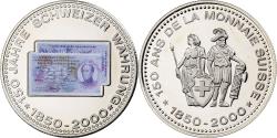 World Coins - Switzerland, Medal, 150 Ans de la Monnaie Suisse, 2000, Copper-nickel,