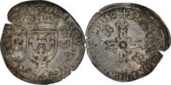 World Coins - Coin, France, Henri II, Douzain aux croissants, 1552, La Rochelle,