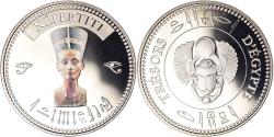 World Coins - Egypt, Medal, Trésors d'Egypte, Nefertiti, History, , Copper-nickel