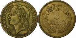 World Coins - France, 5 Francs, Lavrillier, 1946, Aluminum-Bronze, , KM:888a.2
