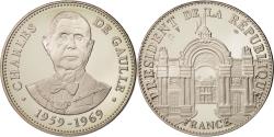 World Coins - France, Medal, Les Présidents de la République, Charles De Gaulle, French