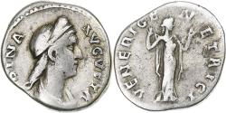 Ancient Coins - Sabina, Denarius, 136-138, Rome, Silver,