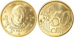 World Coins - VATICAN CITY, 50 Euro Cent, 2007, Rome, BU, , Brass, KM:380