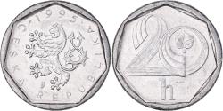 World Coins - Coin, Czech Republic, 20 Haleru, 1995, , Aluminum, KM:2.1