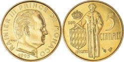 World Coins - Coin, Monaco, Rainier III, 5 Centimes, 1995, BU, , Aluminum-Bronze