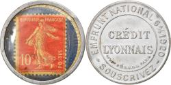 World Coins - Coin, France, Timbre-Monnaie, Crédit Lyonnais, Paris, 10 Centimes,