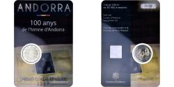 World Coins - Andorra, 2 Euro, 100 ans de l'hymne national, 2017, Monnaie de Paris, BU