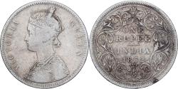 World Coins - British India, Victoria, Rupee, 1862, Bombay, Silver, , KM:473.1