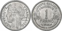 World Coins - France, Franc, Morlon, 1946, Beaumont - Le Roger, Aluminum,