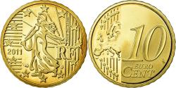 World Coins - France, 10 Euro Cent, 2011, BE, , Brass, KM:1410