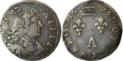 World Coins - France, Louis XIV, 2 Sols, 2 Sols dits « des Traitants », 1675, Paris