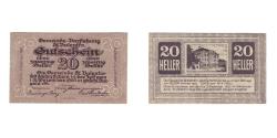 World Coins - Banknote, Austria, St. Valentin N.Ö. Gemeinde, 20 Heller, Monument, 1920