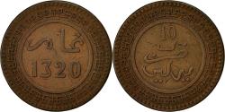 World Coins - Coin, Morocco, 'Abd al-Aziz, 10 Mazunas, 1902, , Bronze, KM:17.1