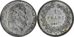 World Coins - Coin, France, Louis-Philippe, Franc, 1847, Paris, , Silver, KM:748.1