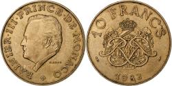 World Coins - Monaco, Rainier III, 10 Francs, 1982, Paris, Copper-Nickel-Aluminum,