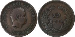 World Coins - Portugal, Carlos I, 20 Reis, 1891, Bronze, , KM:533