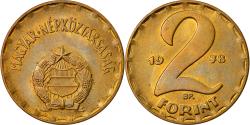 World Coins - Coin, Hungary, 2 Forint, 1978, Budapest, , Brass, KM:591