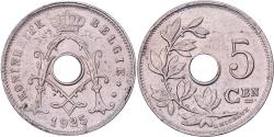 World Coins - Belgium, Albert I, 5 Centimes, 1925, Brussels, Copper-nickel, , KM:67