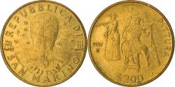 World Coins - Coin, San Marino, 200 Lire, 1997, Rome, , Aluminum-Bronze, KM:366