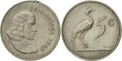 World Coins - Coin, South Africa, 5 Cents, 1965, , Nickel, KM:67.1