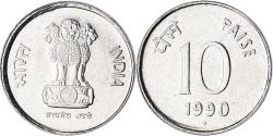 World Coins - Coin, INDIA-REPUBLIC, 10 Paise, 1990, , Stainless Steel, KM:40.1