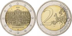 World Coins - Germany, 2 Euro, Brandenburg, 2020, Berlin, Bi-Metallic,
