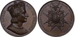 World Coins - France, Medal, Ordre Militaire de Saint Louis, Copper, Gayrard/Leveque