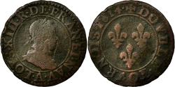 World Coins - Coin, France, Louis XIII, Double tournois, buste enfantin, Double Tournois