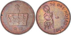 World Coins - Coin, Norway, 50 Öre, 2002