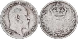 World Coins - Coin, Great Britain, Edward VII, 3 Pence, 1902, , Silver, KM:797.1