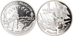World Coins - Coin, France, Franc, 1993, Paris, BE, , Silver, KM:1014, Gadoury:C38