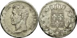 World Coins - Coin, France, Charles X, 5 Francs, 1826, Marseille, , Silver