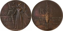 World Coins - France, Medal, Centenaire de l'Abolition de l'Esclavage, 1948, Bronze, Bazor
