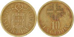 World Coins - Coin, Portugal, 10 Escudos, 1987