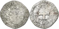 World Coins - France, Charles V, Blanc au K, 1365-1380, Billon, , Duplessy:363