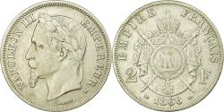 World Coins - Coin, France, Napoleon III, Napoléon III, 2 Francs, 1866, Bordeaux,