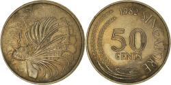 World Coins - Coin, Singapore, 50 Cents, 1982, Singapore Mint, , Copper-nickel, KM:5