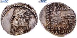 Ancient Coins - Coin, Parthia (Kingdom of), Pacorus (also attr Vologases III), Drachm, 78-120