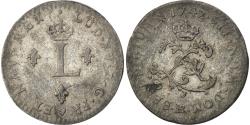 World Coins - Coin, France, Louis XV, Double sol (2 sous) en billon, 2 Sols, 1742, Strasbourg