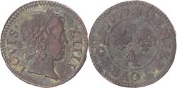 World Coins - Coin, France, Louis XIV, Denier Tournois, 1649, Paris, , Copper