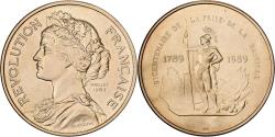 World Coins - France, Medal, Bicentenaire de la Prise de la Bastille, 1989, Copper-Nickel